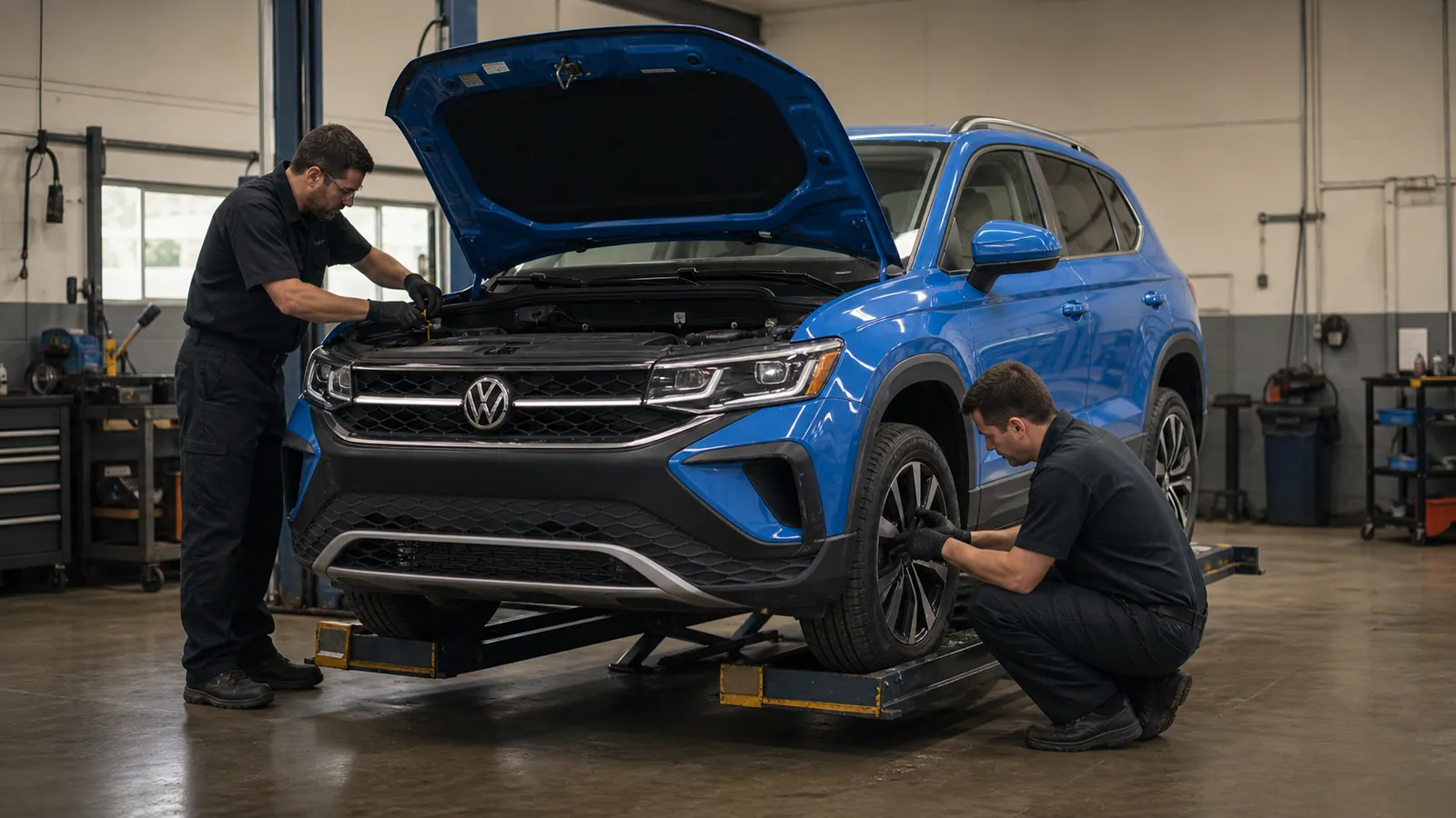 Плановое обслуживание Volkswagen Taos в независимом сервисе